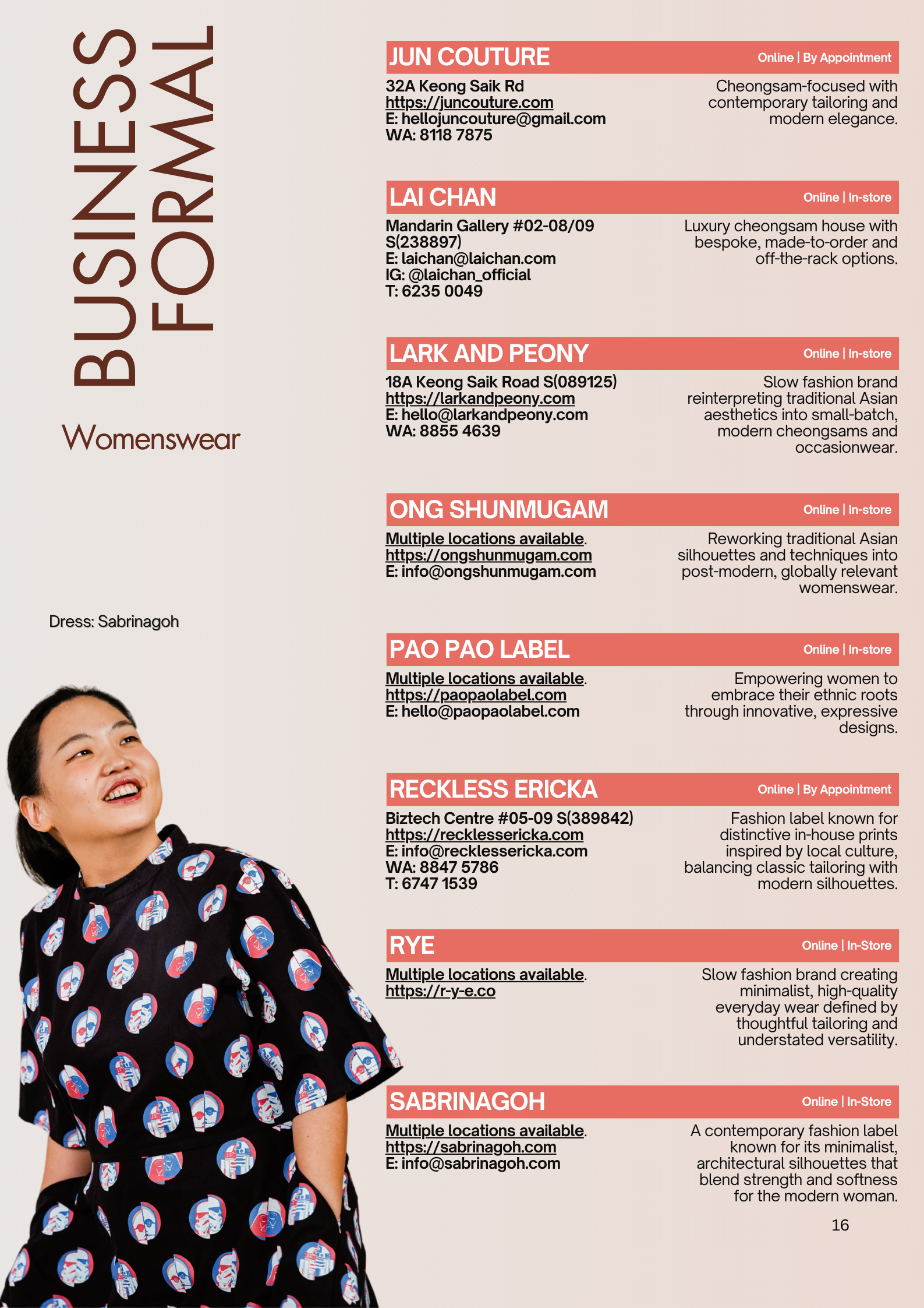National Fashion Project Magazine Page 16